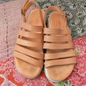 Bed Stu platform sandal